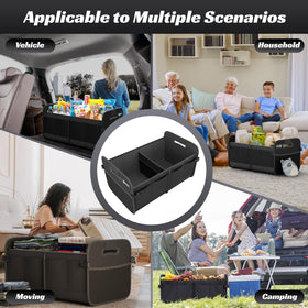 Sposuit trunk organizer folded flat for compact storage and easy portability