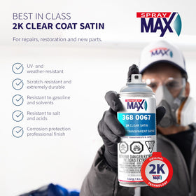 SprayMax dual-chamber activation demonstrating reliable mix and durability