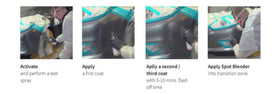 SprayMax 2K label and technical data for easy identification and specs