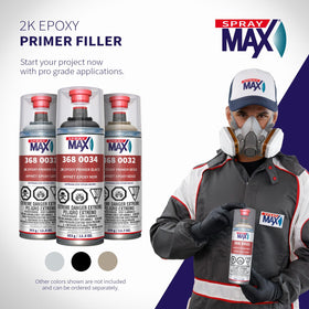 SprayMax in workshop setting demonstrating professional refinish use