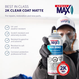 SprayMax can opened to show activator valve for quick mixing benefit