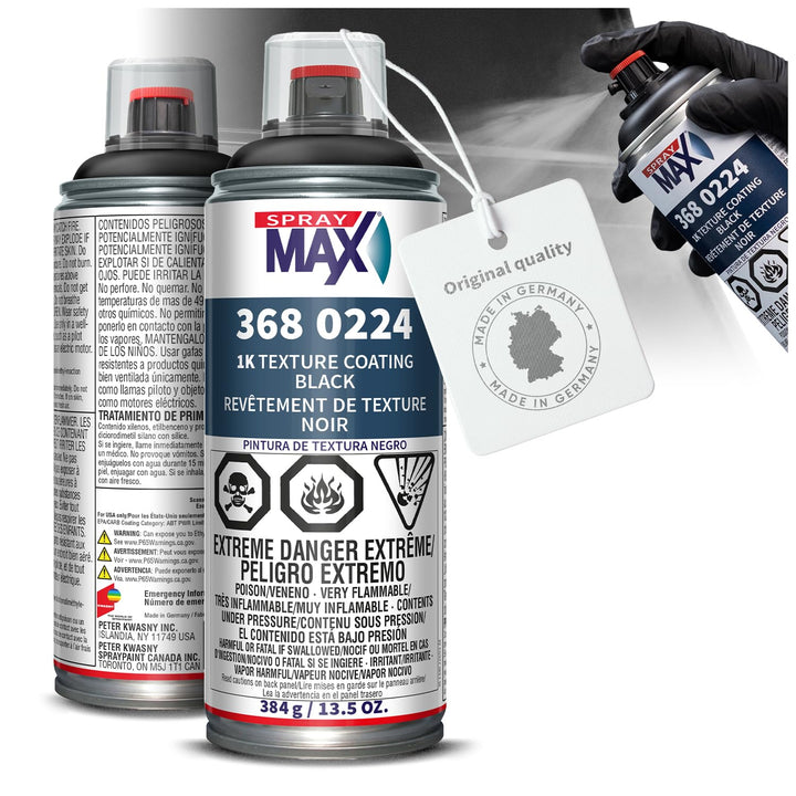 SprayMax front can showing product branding and professional finish benefits