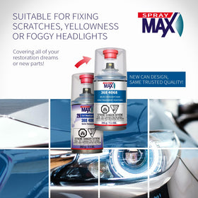 SprayMax product label highlighting safety and Proposition 65 information