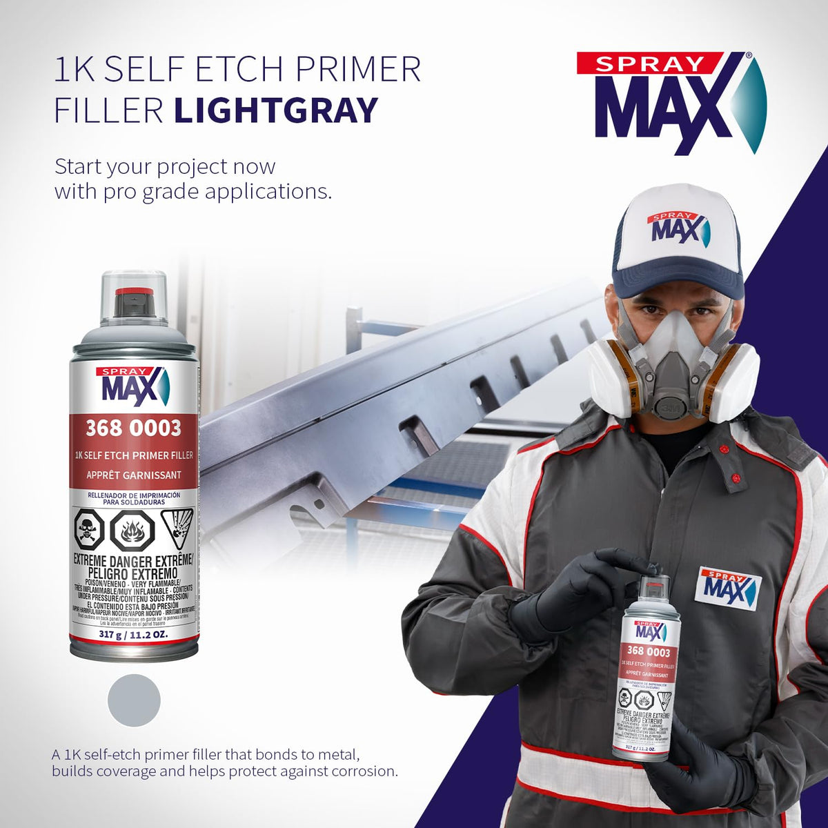 SprayMax in a bodyshop setting showing professional finish readiness