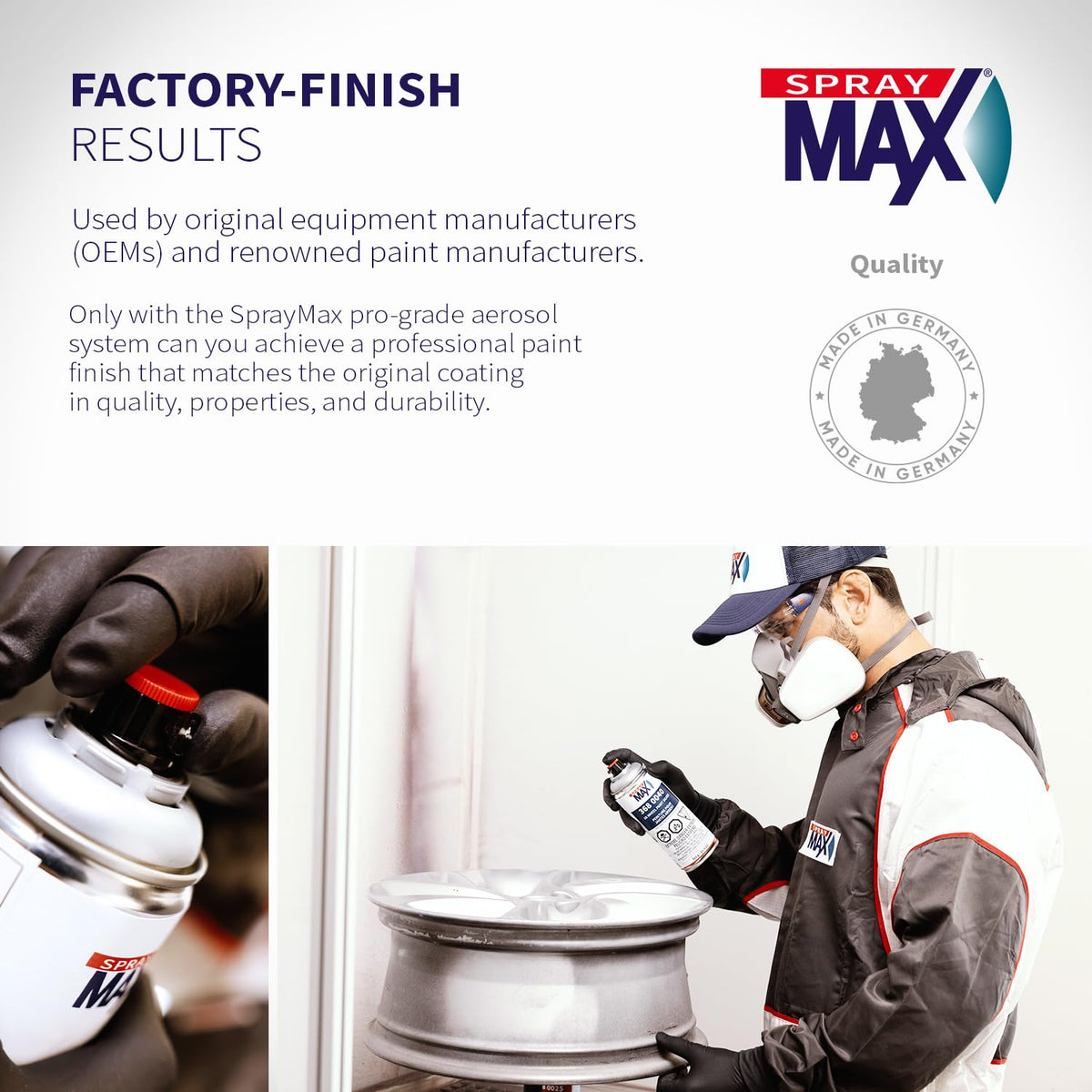 SprayMax primed wheel ready for topcoat demonstrating strong adhesion