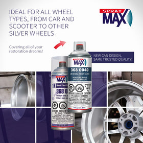 SprayMax finished wheel on vehicle showing road-ready protection and shine