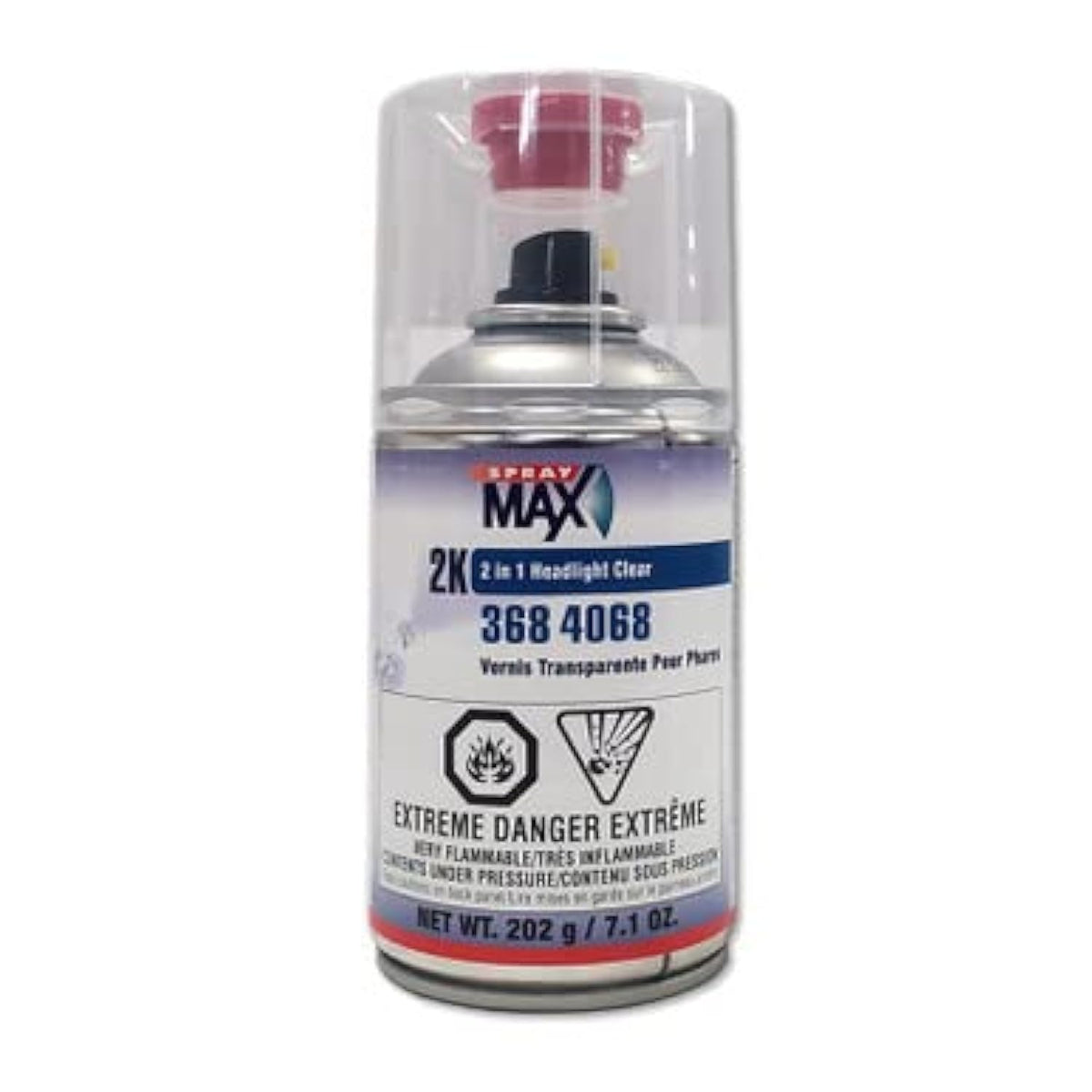 SprayMax being sprayed on lens demonstrating smooth application advantage