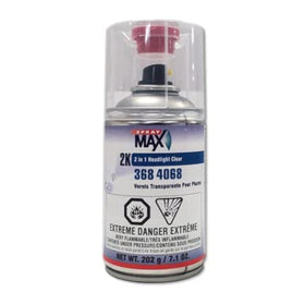 SprayMax being sprayed on lens demonstrating smooth application advantage