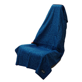 Sprints front view folded towel showing full-sized coverage and portability benefit