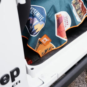 Sprints sewn label with care instructions for long-lasting performance benefit