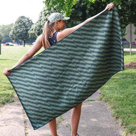 Sprints microfiber texture close-up highlighting fast-wicking fibers