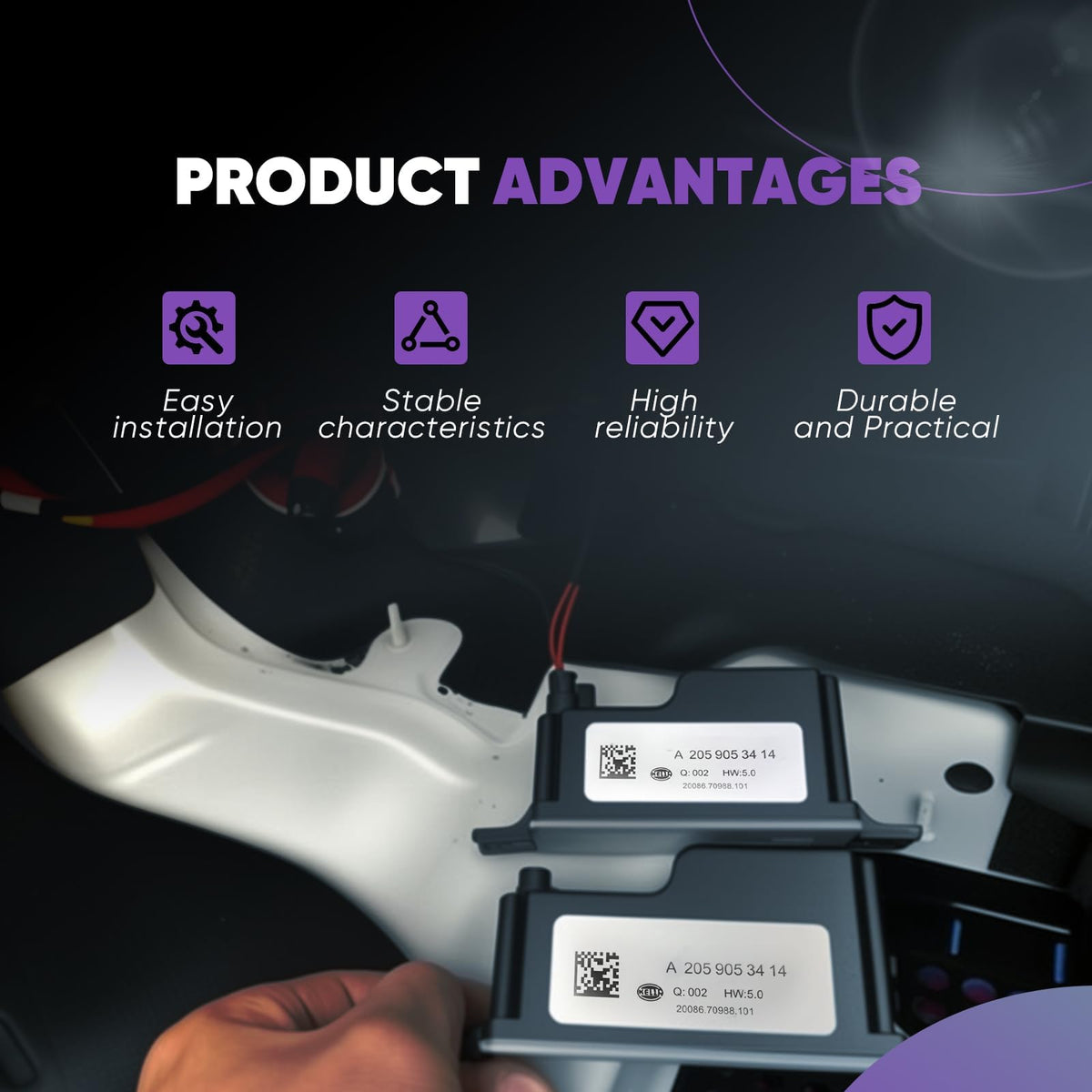 Sprwinautummer label showing part numbers for easy verification and accurate part matching