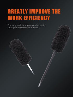 SPTA brush attached to electric drill cleaning wheel, speeds up scrubbing