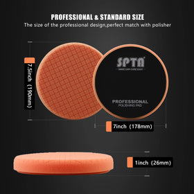 SPTA close-up of open-cell foam texture for improved compound retention