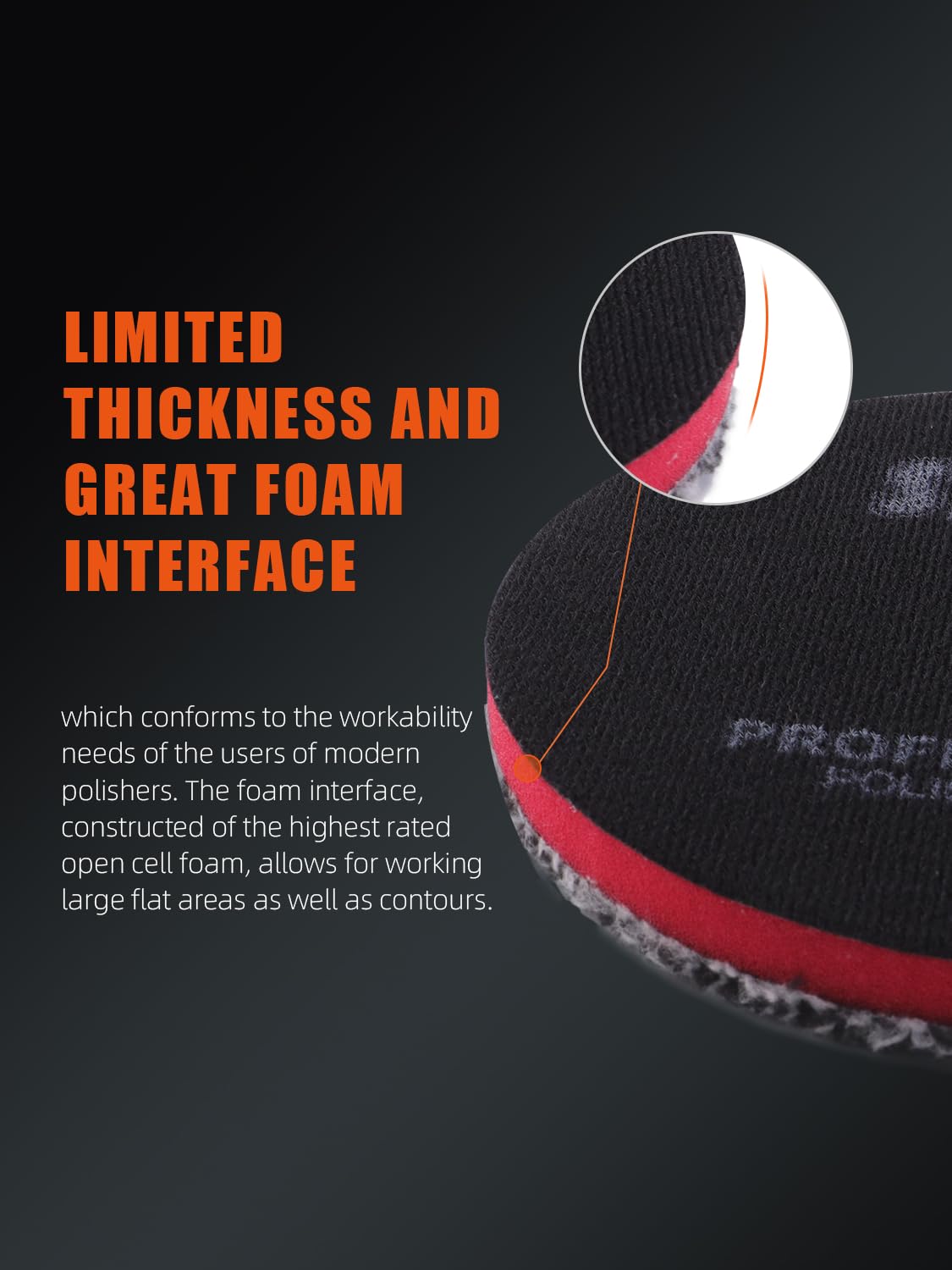 SPTA ultrafine microfiber close-up showing dense fibers for even polish pickup