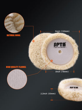 SPTA close-up of natural wool fibers highlighting aggressive cutting action benefit