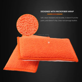 SPTA dual-sided scrubber showing wool-like and ultrafine microfiber faces