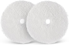 SPTA front view of 6-inch microfiber pads showing package benefit durable finish