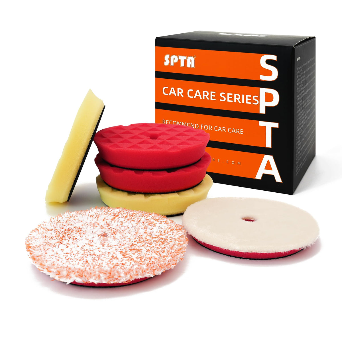 SPTA front packaging showing the 6-inch pad set and kit benefits
