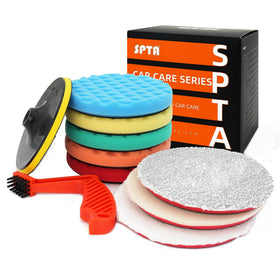 SPTA front packaging showing all 10 polishing kit components and kit benefit