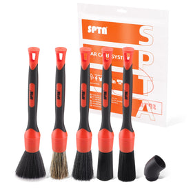 SPTA front packaging showing full 5-pack brushes and benefits