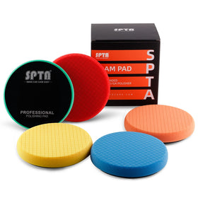SPTA front pack display showing all five pads and benefits