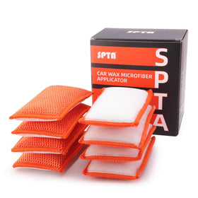 SPTA front packaging showing eight sponge pads and benefits