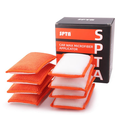 SPTA front packaging showing eight sponge pads and benefits