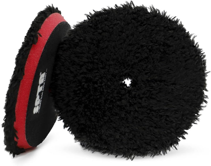 SPTA front view of two 5-inch pads showing packaging and quick benefit