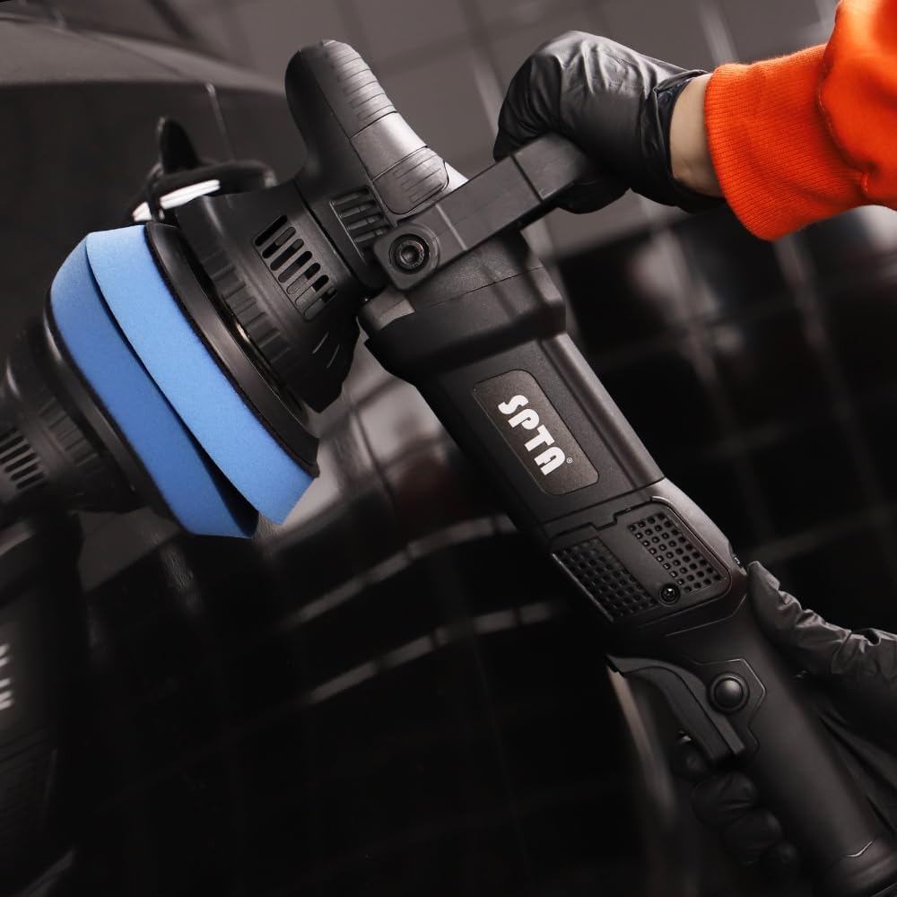SPTA kit next to a hand to show scale and portability for home detailers