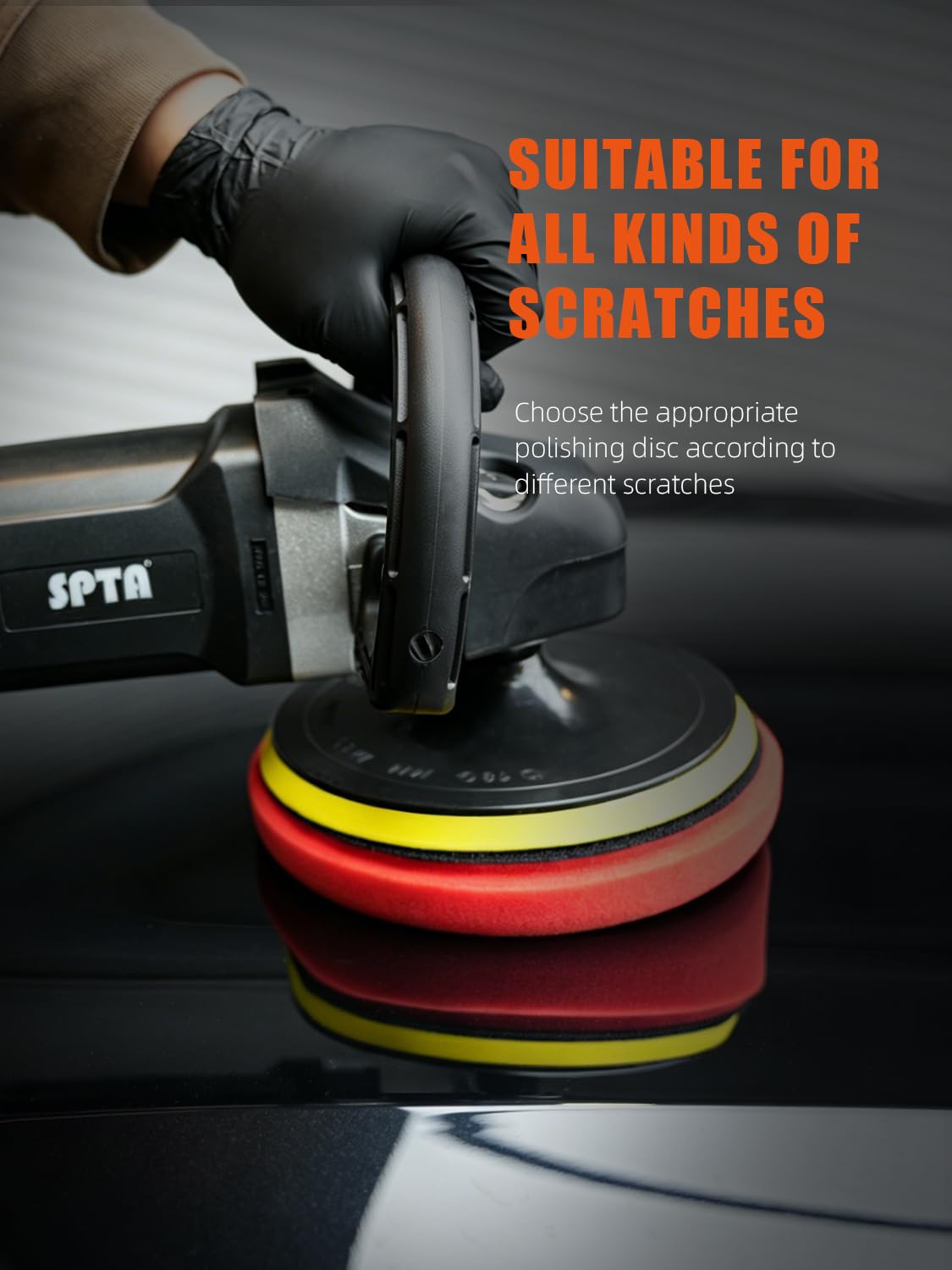 SPTA lifestyle detailing truck hood portraying professional finish outcomes