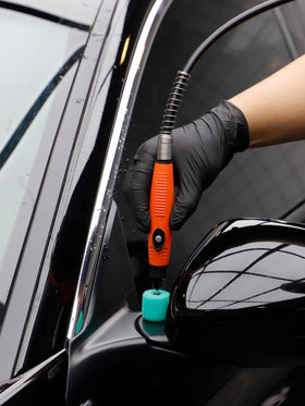 SPTA detailing workstation lifestyle shot showing kit in use