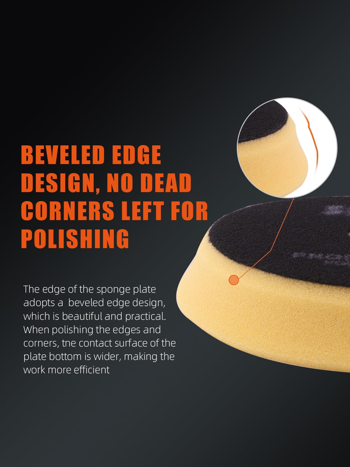 SPTA microfiber finishing pad detail showing soft surface for high gloss