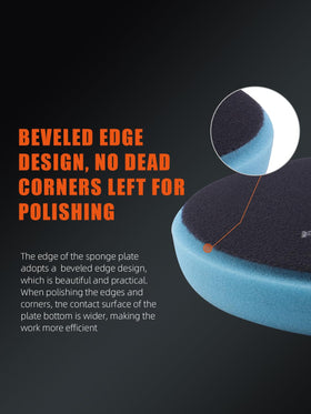 SPTA microfiber finishing pad top view offering smooth gloss results