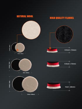 SPTA microfiber pad closeup showing soft surface for swirl-free finishing and gloss