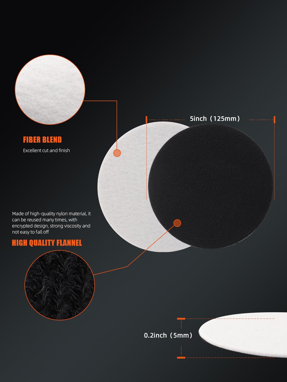 SPTA close-up of microfiber fibers demonstrating fine abrasive action for clearer glass