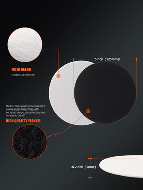 SPTA close-up of microfiber fibers demonstrating fine abrasive action for clearer glass