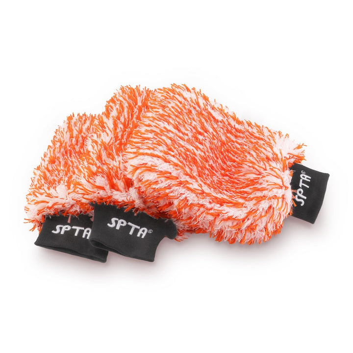SPTA mitt front packaging showing three-piece set and brand