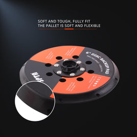SPTA backing plate mounted on DA polisher showing stable operation