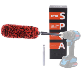 SPTA product packaging and label showing included adapter and brand