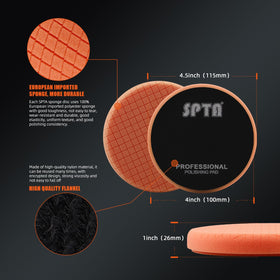 SPTA pad side profile highlighting foam texture and fast cooling