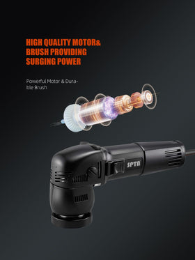 SPTA side handle ergonomic grip for comfortable long detailing sessions