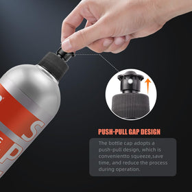 SPTA pouring compound texture illustrating smooth, controllable viscosity benefit