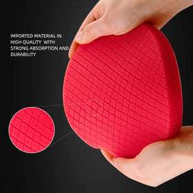 SPTA Red T10 mounted on 6-inch backing plate for instant polisher compatibility