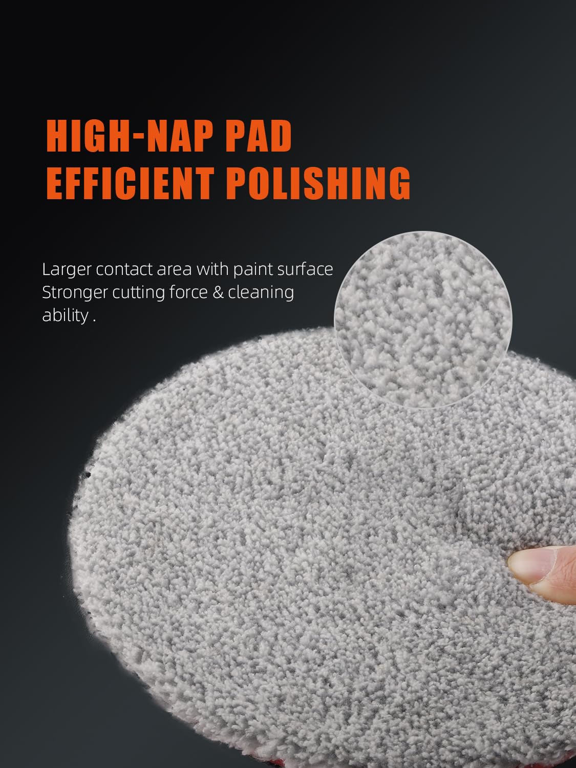 SPTA size comparison showing 7-inch pad coverage benefit versus smaller pads