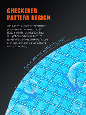 SPTA pads next to a hand for scale, compact 3-inch size for tight areas