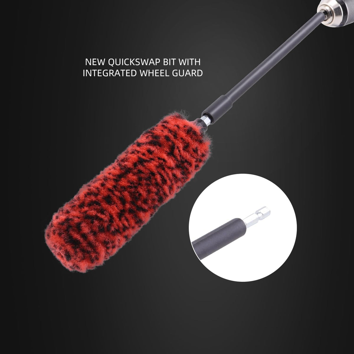 SPTA brush held in hand illustrating size and ergonomic handling benefit