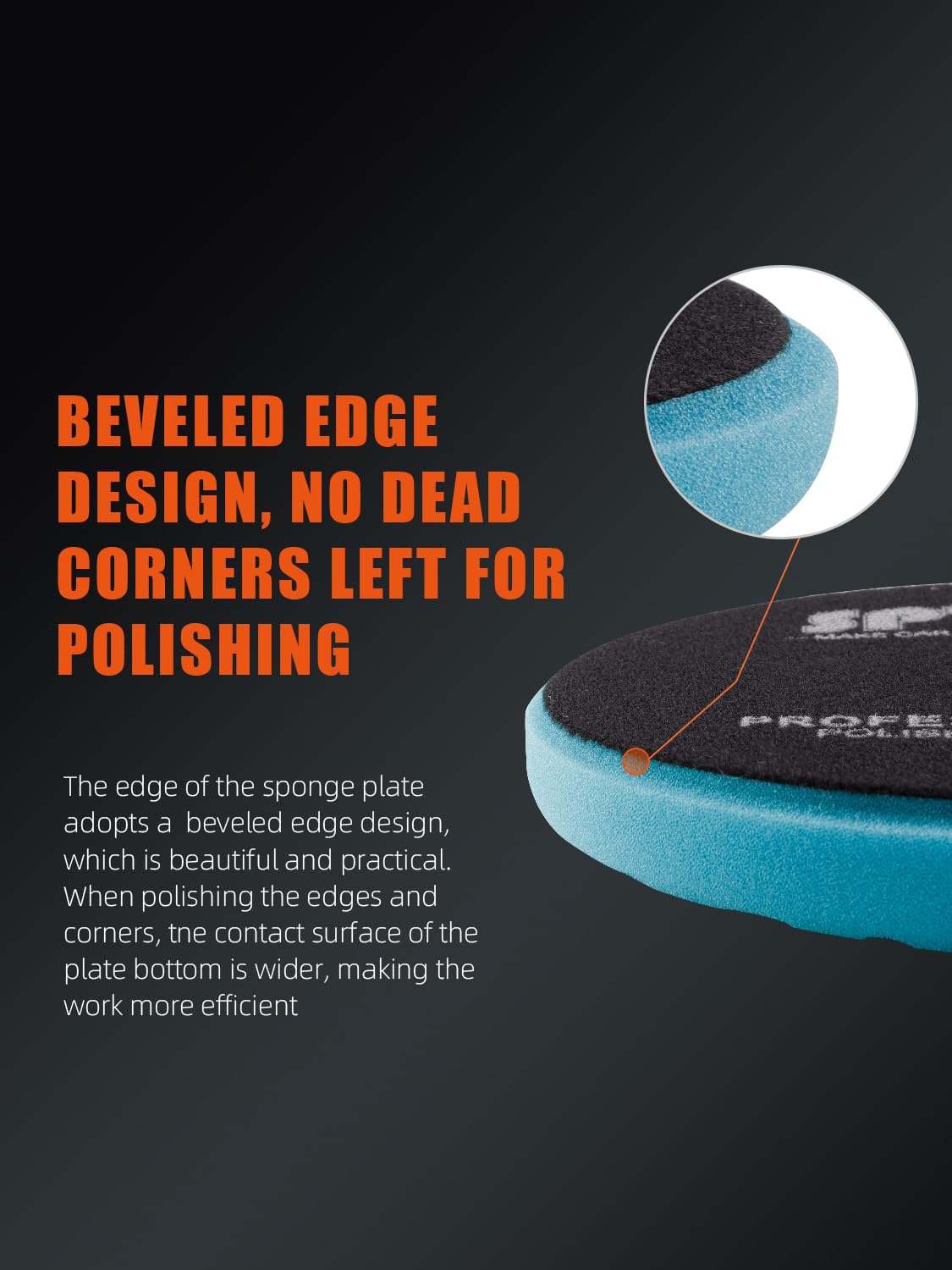 SPTA wool pad detail demonstrating aggressive cutting power for defect removal
