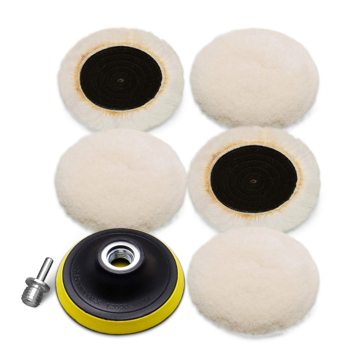 SPTA wool pad front packaging showing 7-piece kit and compact size benefits