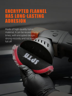 SPTA wool pad buffing car door to remove oxidation and deep scratches